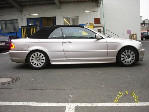 Bmw e46 cabrio verdeck - e46, einbau